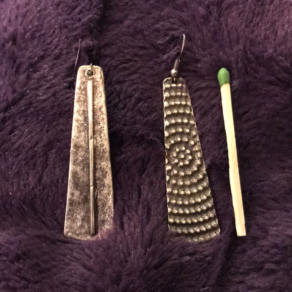 Long Rectangular Earrings - image 3